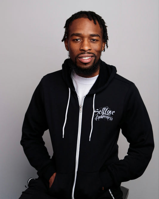 Self Love Awareness Zip Up Hoodie